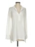 BCBGMAXAZRIA Ivory Long Sleeve Blouse Size XXS - photo 1
