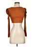 Unbranded Brown 3/4 Sleeve Top Size S - photo 1