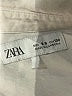 Zara Hearts Ivory Long Sleeve Button-Down Shirt Size 8 - 9 - photo 3