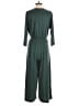 Monki Solid Green Jumpsuit Size S - photo 2