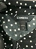 Express 100% Polyester Polka Dots Black 3/4 Sleeve Blouse Size M - photo 7