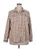 Old Navy Checkered-gingham Brown Long Sleeve Button-Down Shirt Size XXL - photo 1