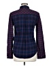 BDG 100% Cotton Plaid Blue Long Sleeve Button-Down Shirt Size M - photo 2