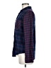 BDG 100% Cotton Plaid Blue Long Sleeve Button-Down Shirt Size M - photo 5