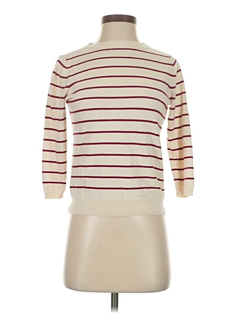 Pre-owned Talbots Turtleneck Sweater In White