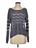 Axara Paris Chevron-herringbone Gray Pullover Sweater Size S - photo 1