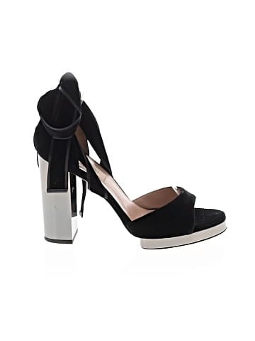 Valentino Garavani Velvet Ribbon Strap Platform Heels (view 1)