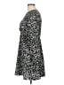 Topshop 100% Polyester Animal Print Black Casual Dress Size 10 - photo 5