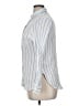 J.Crew 100% Cotton Stripes White Blue Long Sleeve Button-Down Shirt Size 14 - photo 5