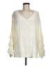AndTheWhy 100% Acrylic Ivory Pullover Sweater Size Med - Lg - photo 1