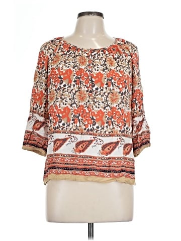 Ava Christine 3/4 Sleeve Blouse (view 1)