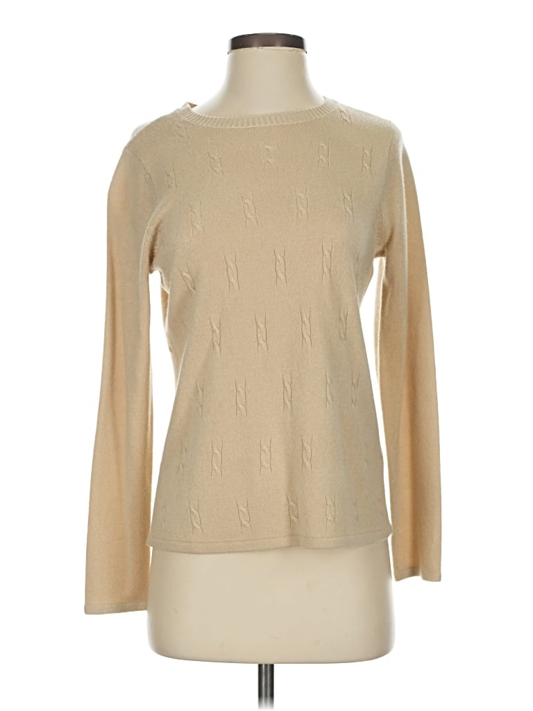 Pre-owned Studio Works Turtleneck Sweater In Tan