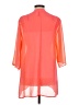Divided by H&M 100% Polyester Orange Pink Kimono Size 8 - photo 2