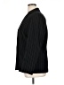 Worthington 100% Polyester Stripes Black Blazer Size 16 - photo 5