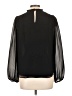 Bar III 100% Polyester Black 3/4 Sleeve Blouse Size L - photo 2