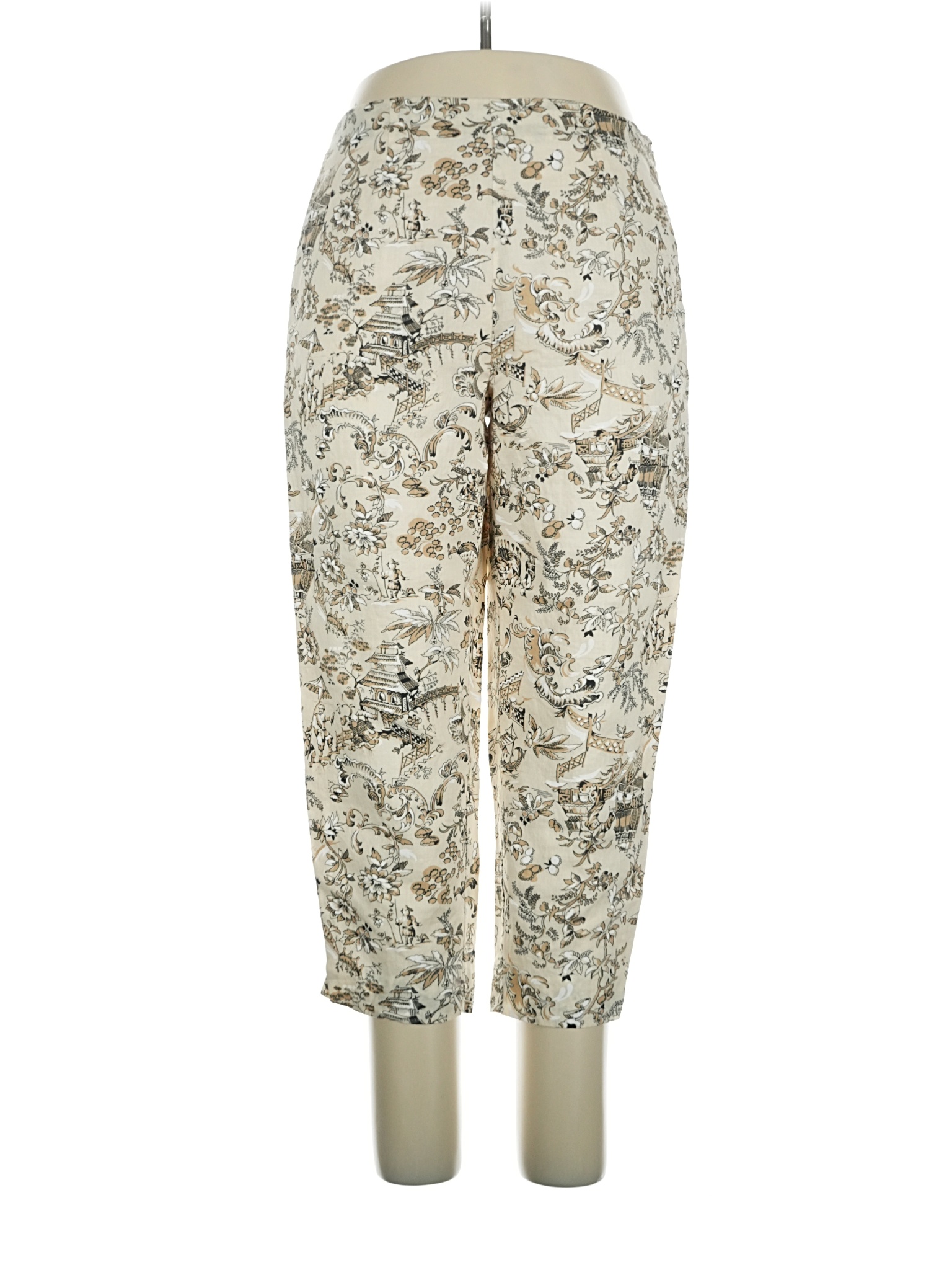 Haut Noir Allison Taylor - Manches 3/4 Stretch - Bordure Blanche - Taille L