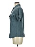 Maurices 100% Rayon Teal Short Sleeve Button-Down Shirt Size XS - photo 5