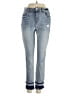 J Brand Hearts Blue Jeans Size 24 waist - photo 1