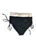 Unbranded Chevron-herringbone Black Swimsuit Bottoms Size M - photo 1