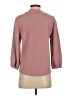 Assorted Brands Burgundy 3/4 Sleeve Blouse Size S - photo 2
