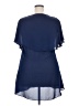 Defacto Blue Short Sleeve Blouse Size XXL - photo 2