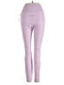 WeWoreWhat Color Block Purple Active Pants Size S - photo 2