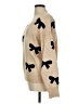 Shein Print Tan Pullover Sweater Size 6 - photo 5