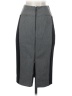 Express Chevron-herringbone Gray Formal Skirt Size 00 - photo 2