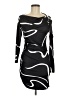 Shein Graphic Black Cocktail Dress Size 6 - photo 1