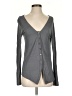 David Lerner 100% Hemp Gray Long Sleeve Top Size S - photo 1
