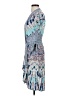 BCBGMAXAZRIA Print Blue Cocktail Dress Size XXS - photo 5