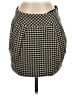 Club Monaco Houndstooth Black Wool Skirt Size 0 - photo 1