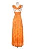 Nine Lives Bazaar Orange Casual Dress Size 8 - photo 2