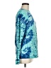Eighty Eight 100% Cotton Tie-dye Teal Long Sleeve T-Shirt Size M - photo 4