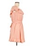 BCBGeneration Solid Pink Casual Dress Size M - photo 4