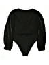 Shein 100% Polyester Black Bodysuit Size 6 - photo 2