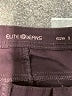 Elite Jeans Solid Black Active Pants Size S - photo 7