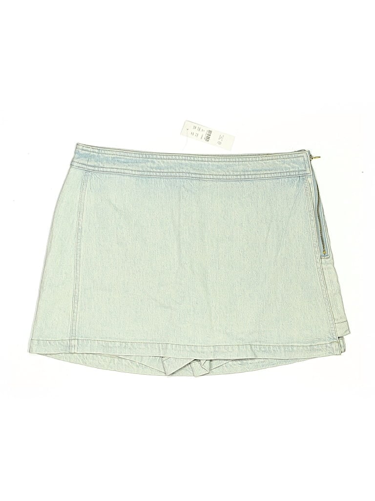 Jcrew Denim Skirt In Blue