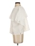 Green Label Designs Ivory White Short Sleeve Blouse Size S (estimated) - photo 5