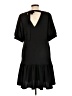 Code x Mode Solid Black Casual Dress Size L - photo 2