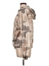 JoyLab 100% Polyester Print Tan Windbreaker Size L - photo 5
