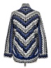 Chico's Chevron-herringbone Blue Cardigan Size Lg (2) - photo 2