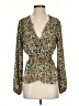 Max Studio 100% Polyester Green 3/4 Sleeve Blouse Size XS - photo 1