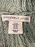 Sincerely Jules 100% Polyester Houndstooth Green Shorts Size M - photo 3