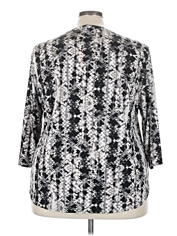 Carmen Carmen Marc Valvo 3/4 Sleeve Blouse (view 2)