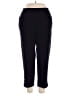 Alfred Dunner Solid Black Casual Pants Size XL - photo 1
