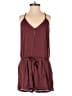Lilka 100% Rayon Solid Burgundy Romper Size XS - photo 1
