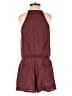 Lilka 100% Rayon Solid Burgundy Romper Size XS - photo 2