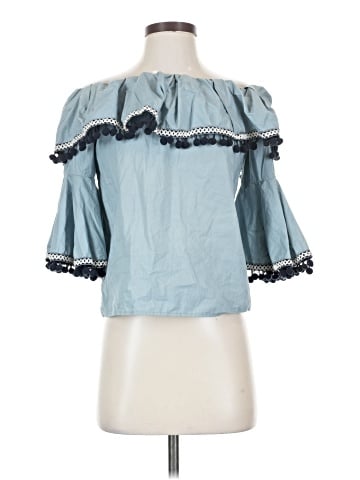 Delicious 3/4 Sleeve Blouse (view 1)
