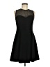CDC Evening Solid Black Cocktail Dress Size 8 - photo 1